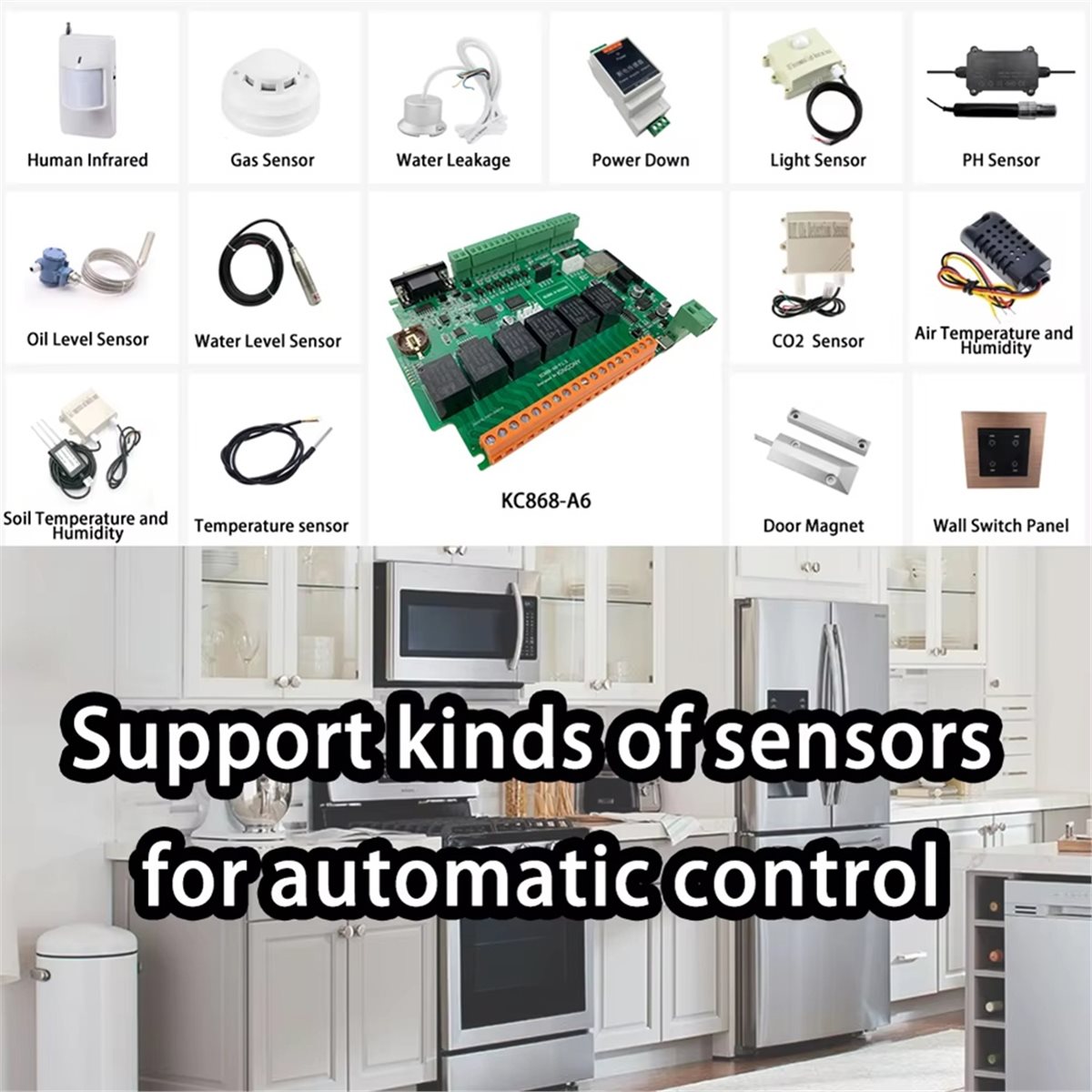 KC868-A6 ontwikkelbord MQTT We - Home Automation Systems Diy recensie en prijs